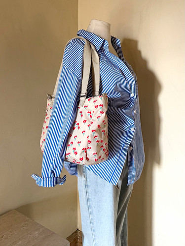 Kipling canvas floral shoulder - kipling,