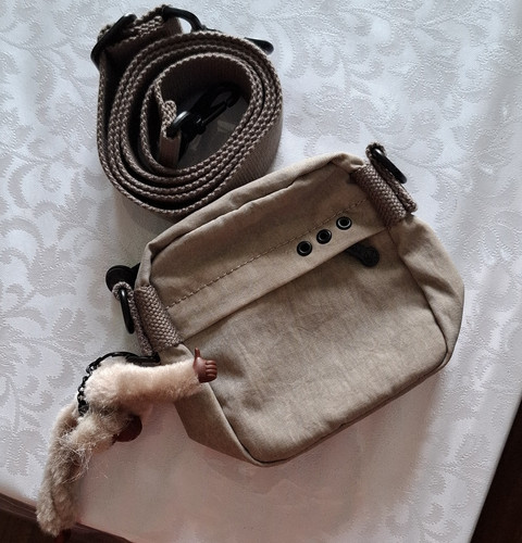 Kipling beige nylon mini - kipling,