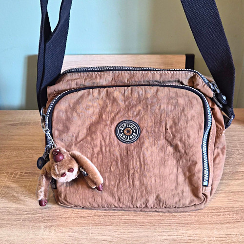 Kipling brown crossbody bag - kipling,